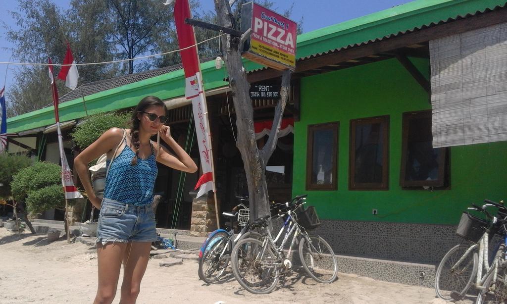 גילי טרוונגן Coral Beach Pizza Cottages מראה חיצוני תמונה